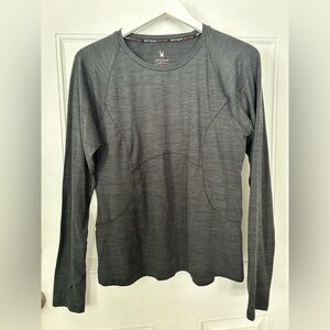 Spyder Charcoal Long Sleeve Tee